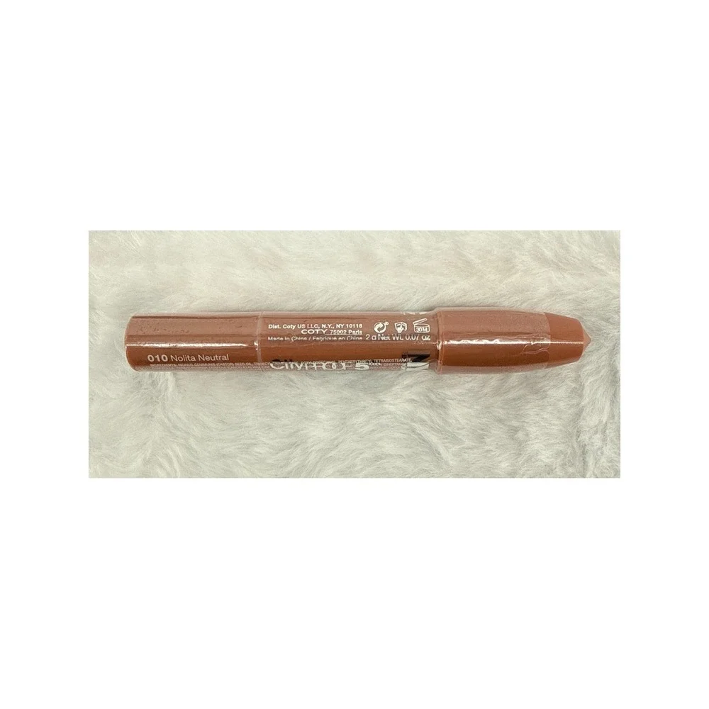NYC City Proof Twistable Intense Lip Color 010 Nolita Neutral Nude Crayon 2g NEW